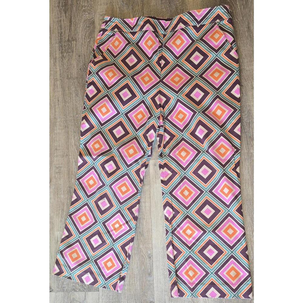Trina Turk Flaire 2 Printed Cropped Pants